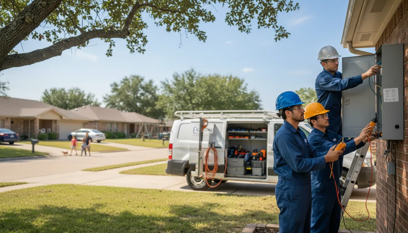 Certified electrician providing emergency electrical services in Salem, AR